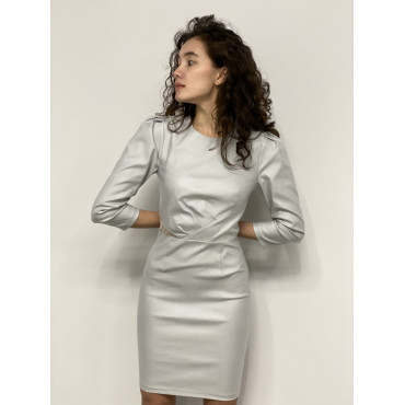 Платье м. 370 цвет серебро