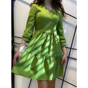 Платье женское м.409 цвет зеленое яблоко